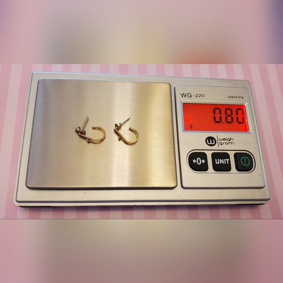 14K Gold Diamond Accent Earrings - Picture 12 of 14